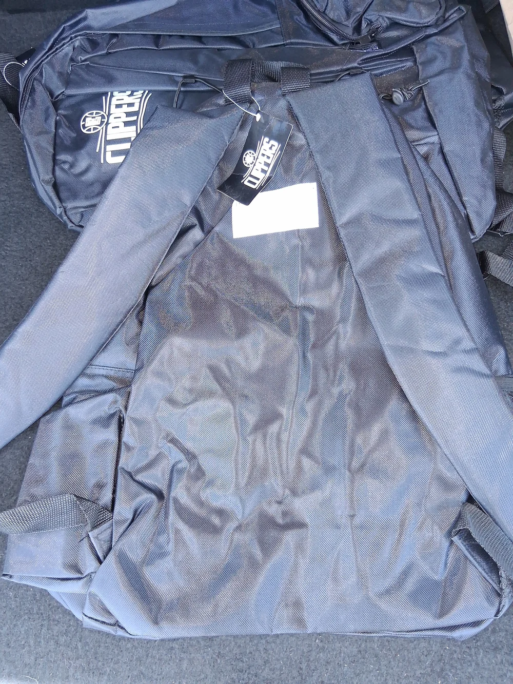 LA Clippers Black Backpack with Logo
